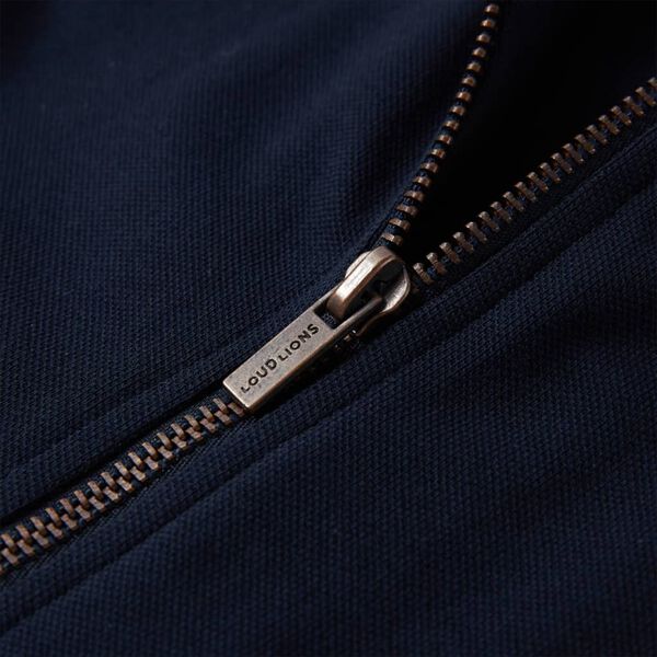 Barnegenser med glidelås marineblå 92