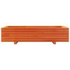 vidaXL Plantekasse voksbrun 110x60x26,5 cm heltre furu