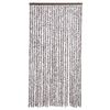 vidaXL Fluegardin brun og beige 100x230 cm chenille