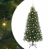 vidaXL Kunstig juletre med 300 LED med stativ gr&oslash;nn 180 cm PE og PVC