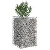 vidaXL Gabion hevet seng s&oslash;lv 50 x 50 x 80 cm Galvanisert St&aring;l