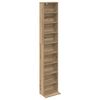 vidaXL CD skap Artisan eik 33 x 23,5 x 175 cm Konstruert tre