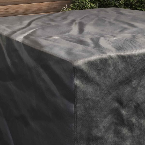 vidaXL M&oslash;belbeskyttelse Ensfarget Svart 150 x 150 x 75 cm 600D