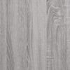 vidaXL Bokhylle grå sonoma 78,5x33x117,5 cm konstruert tre