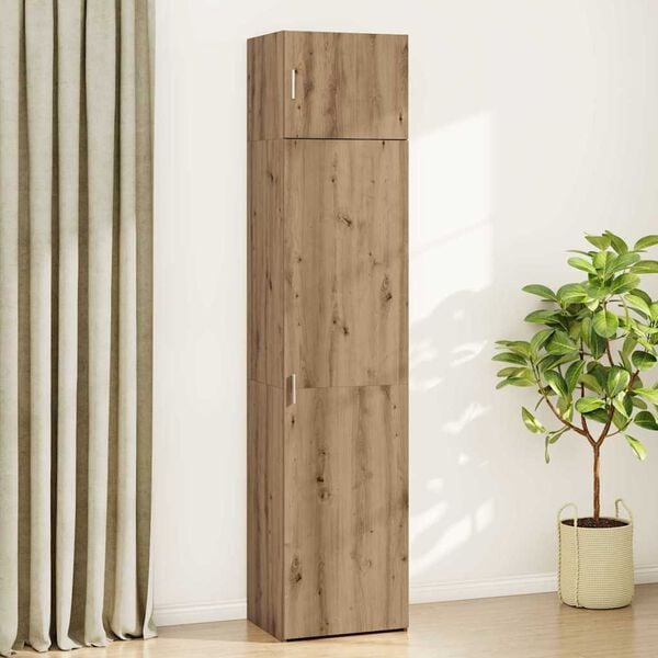 vidaXL Serviesskap 3 pcs Artisan Eik