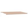 vidaXL Uttrekkbar markise Flerfarget 600 &times; 300 cm