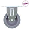 vidaXL Faste hjul 16 stk 75 mm