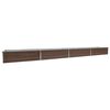 vidaXL H&oslash;ybed galvanisert st&aring;l 600x80x45 cm brun