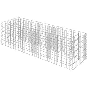 vidaXL Gabion h&oslash;ybed galvanisert st&aring;l 180x50x50 cm