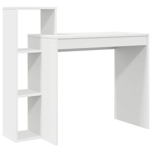 vidaXL Skrivebord Hvit Konstruert tre 100 x 40 x 90 cm