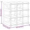 vidaXL Vinstativ for 12 flasker brun heltre furu