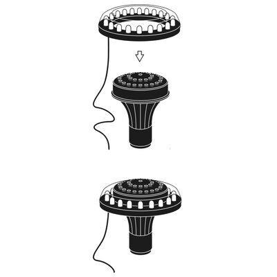 Ubbink LED-lampe 1" spot for hagefontene