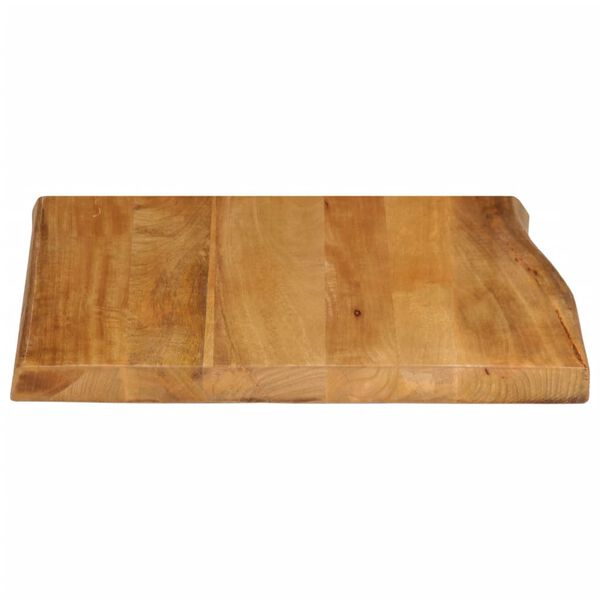 vidaXL Bordplate 80x80x3,8 cm naturlig kant heltre mango