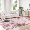 vidaXL Flossteppe med lang luv NAVARRA støvet rosa 240x340cm polyester