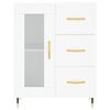 vidaXL Highboard hvit 69,5x34x180 cm konstruert tre