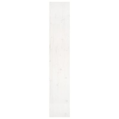 vidaXL Bokhylle/romdeler hvit 80x30x167,4 cm heltre furu