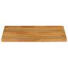vidaXL Bordplate 70x60x2,5 cm naturlig kant heltre mango