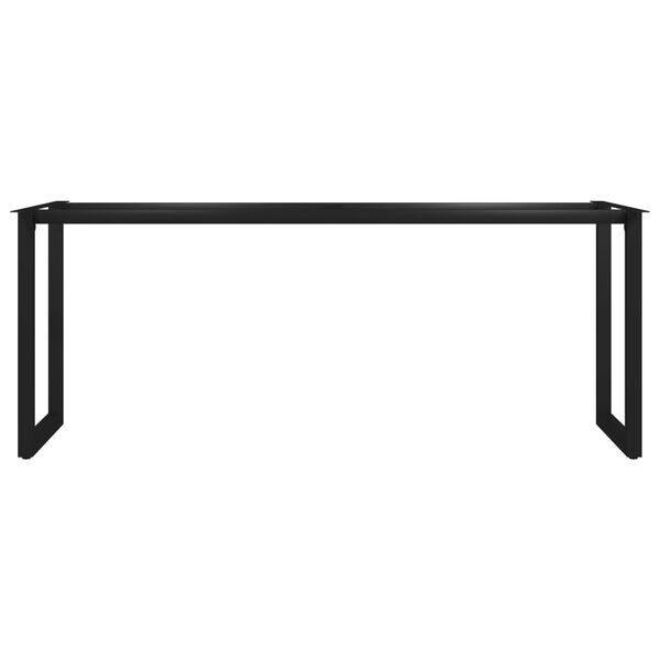 vidaXL Spisebordben O-ramme 200x80x72 cm