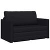 vidaXL Sofa seng Svart 124 x 71 x 78 cm Fløyel