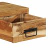 vidaXL Veggmontert TV-benk 100x30x19 cm heltre akasie