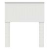 vidaXL Hodegavl Hvit 75 cm Konstruert tre