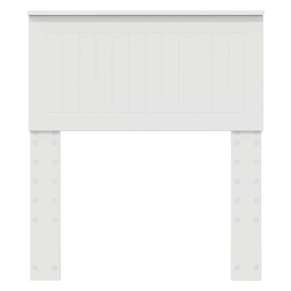 vidaXL Hodegavl Hvit 75 cm Konstruert tre