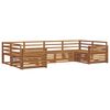 vidaXL Utend&oslash;rs sofa-sett 6 pcs Naturlig