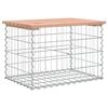 vidaXL Hagebenk gabiondesign 63x44x42 cm heltre douglasgran