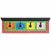 vidaXL Kleshenger Svart 80 x 25 x 2 cm Massiv mango tre