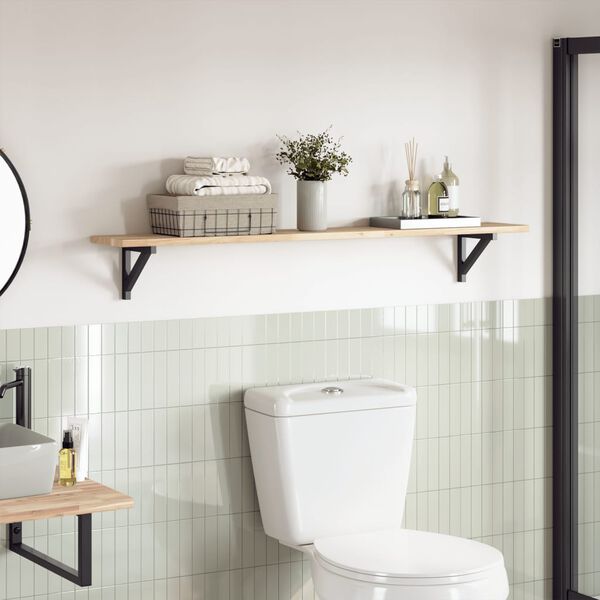 vidaXL Bordplate 120x20x2 cm rektangul&aelig;r heltre akasie