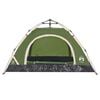 vidaXL Campingtelt 2 personer grønn hurtigutløser