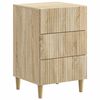 vidaXL Nattbordskap Sonoma eik 43 x 41 x 66,5 cm Konstruert tre