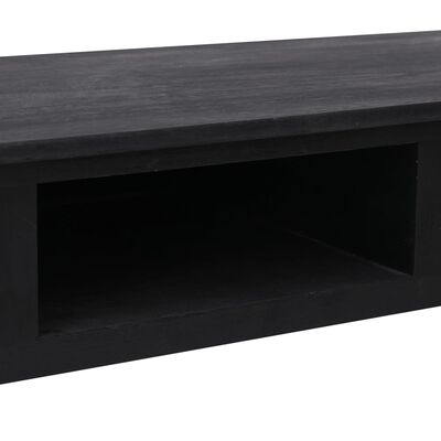 vidaXL Konsollbord svart 110x45x76 cm tre