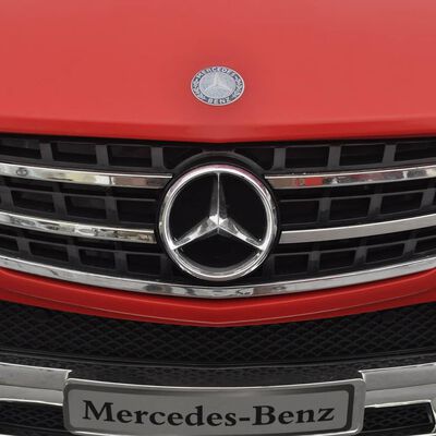 Rød Mercedes Benz ML350 Elbil 6 V med fjernkontroll