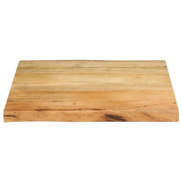 vidaXL Bordplate 80x80x3,8 cm naturlig kant heltre mango
