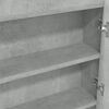 vidaXL Speilskap til bad 80x15x60 cm MDF betonggr&aring;