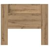 vidaXL Hodegavl Artisan Eik 120 x 15 x 103,5 cm Konstruert tre