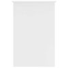 vidaXL Skrivebord hvit 100x50x76 cm konstruert tre