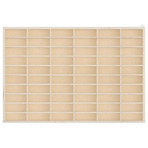 vidaXL Samlerutstillingsskap i tre med 60 rom 60x4,5x40,5cm