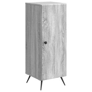 vidaXL Serviesskap Gr&aring; sonoma 33 x 34,5 x 90 cm Konstruert tre