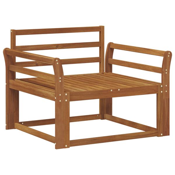 vidaXL Ute Midt Sofa Solid akasietre Naturlig