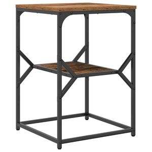 vidaXL Sidetabell Gamle tre 41 x 40 x 60 cm Konstruksjonsvirke og st&aring;l