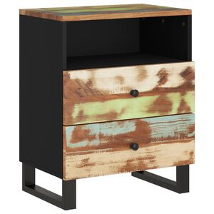 vidaXL Nattbord 50x33x62 cm gjenvunnet og konstruert tre