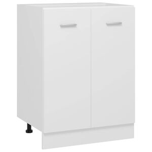 vidaXL Bunnskap "Lyon" hvit 60x46x81,5 cm konstruert tre