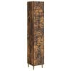 vidaXL Skapsett 2 stk. 33 x 34,5 x 90 cm Konstruert tre R&oslash;kt Eik