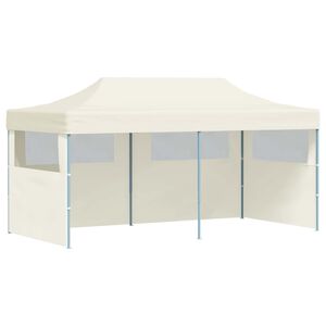 vidaXL Partytelt 291 x 580 x 315 cm Krem Oxford Stoff