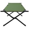 vidaXL Sammenleggbar camping seng gr&oslash;nn 210 x 80 x 46 cm Oxford-stoff