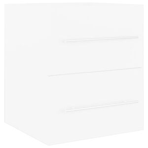 vidaXL Servantskap hvit 41x38,5x48 cm konstruert tre