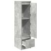 vidaXL Highboard betonggr&aring; 29,5x34x119,5 cm konstruert tre