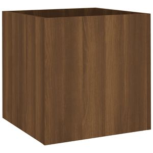 vidaXL Plantekasse brun eik 40x40x40 cm konstruert tre